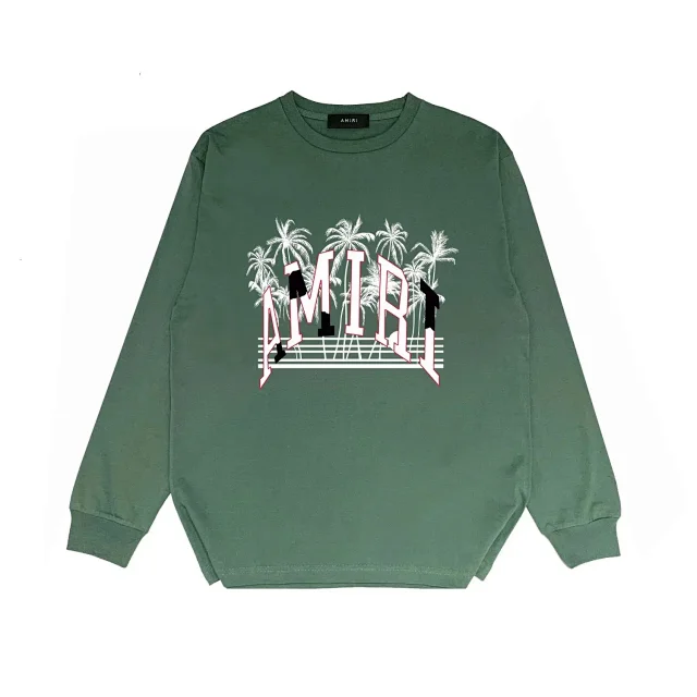 AMIRI Hoodies & Sweatshirts Logo Print Crewneck Sweatshirt product detail image 9