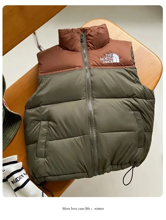 The North Face Vests Quilted high-neck zip-front puffer vest product detail image 5