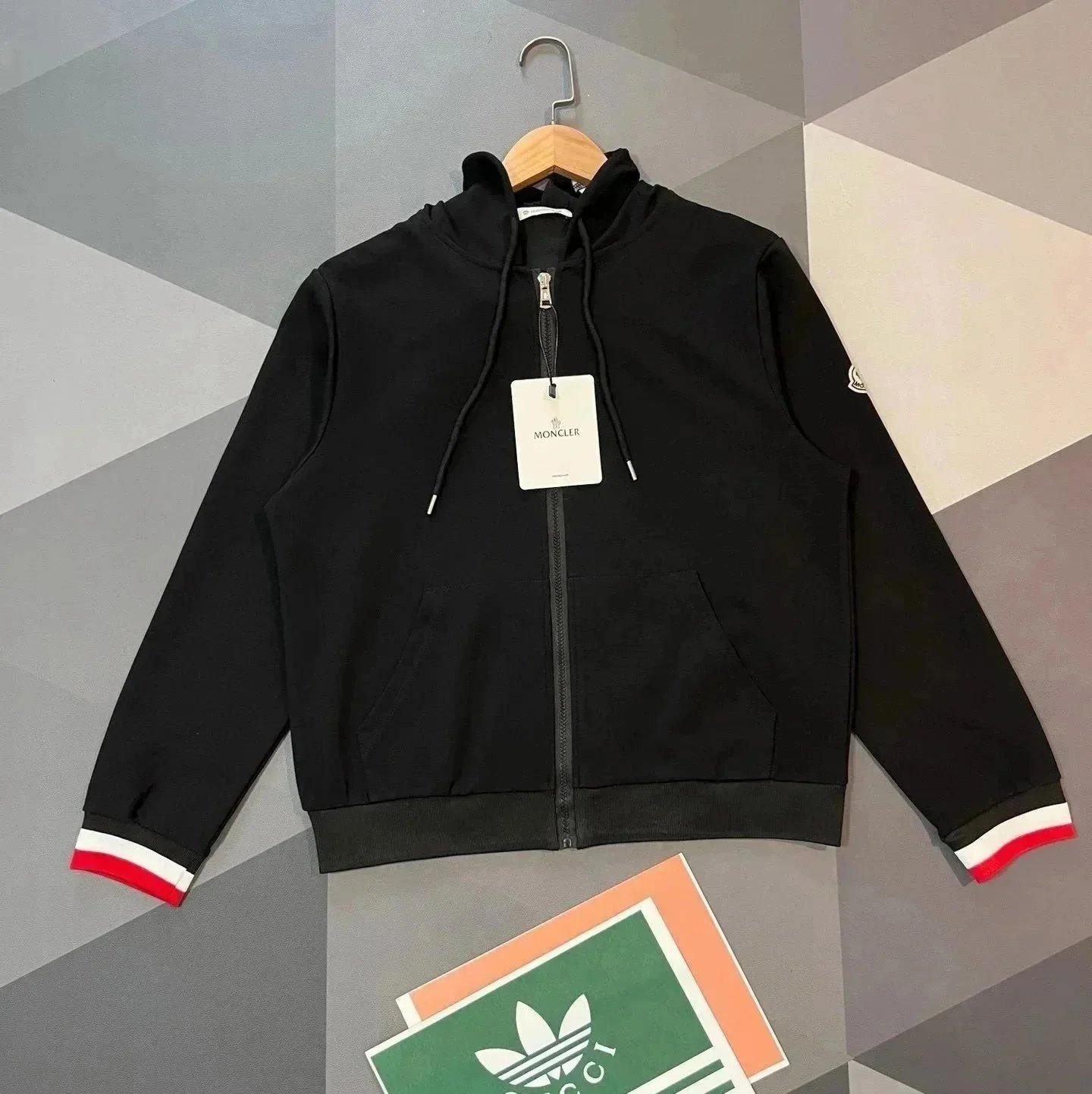 Moncler Jackets Hooded zip-up lightweight jacket — 26