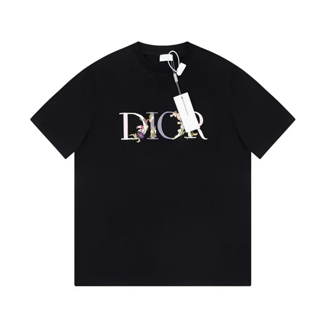 Dior T-Shirts DR42-55 logo graphic short-sleeve product detail image 2