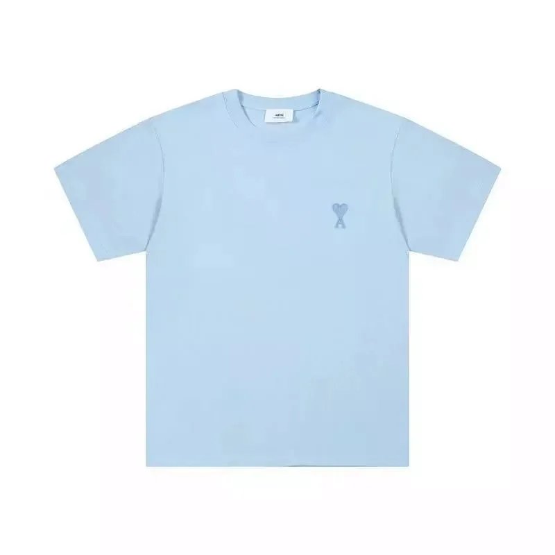 AMI Paris T-Shirts Oversized de Coeur logo — 34