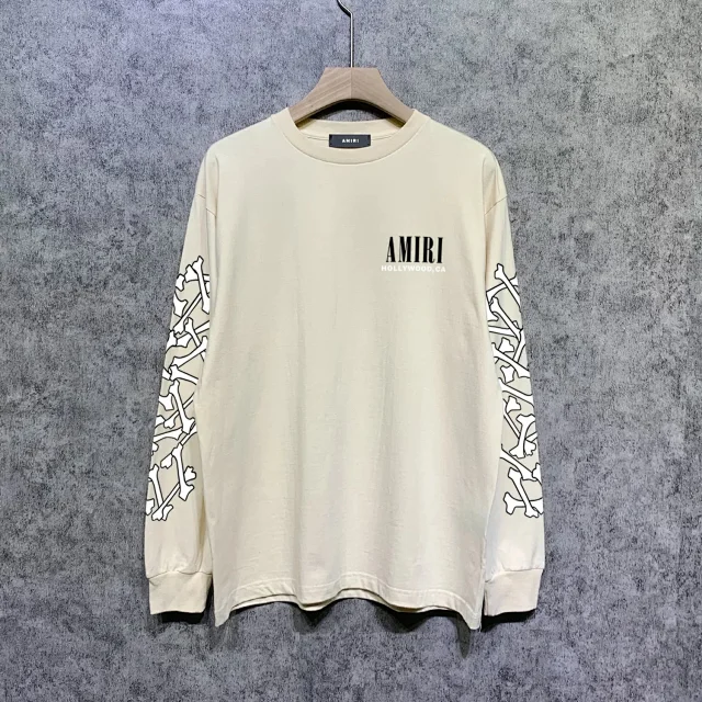 AMIRI Hoodies & Sweatshirts Bone-Print Crewneck Sweatshirt product detail image 2