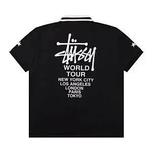 Stüssy Shirts World Tour Polo Shirt product detail image 5