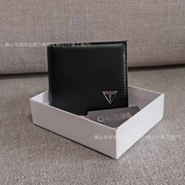 Guess Wallets & Card Holders RFID Bifold Wallet with Triangle Logo Plaque product detail image 5