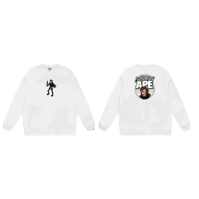 A BATHING APE Hoodies & Sweatshirts Head Graphic Crewneck Sweatshirt product detail image 5