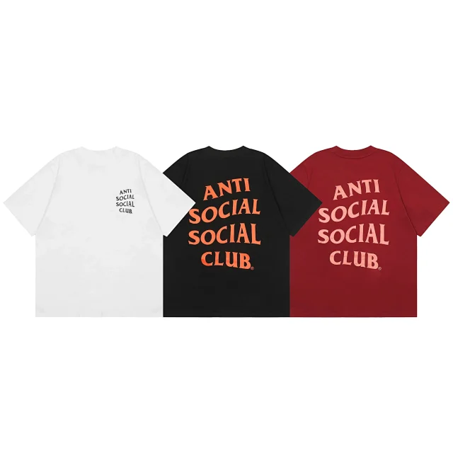 Anti Social Club T-Shirts Logo Graphic Print product detail image 5