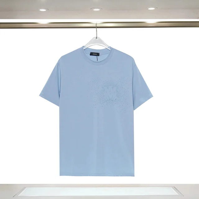 AMIRI T-Shirts Short-Sleeve Crew-Neck Logo-Print product detail image 2