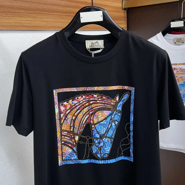 HERMES Black T-Shirt