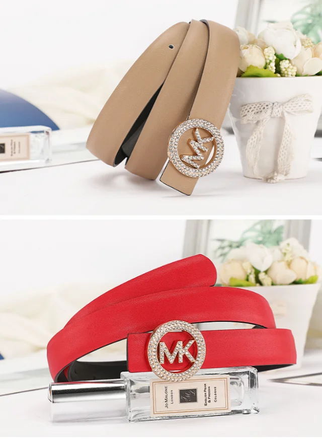 Balenciaga Belts Rhinestone Logo Buckle product detail image 5