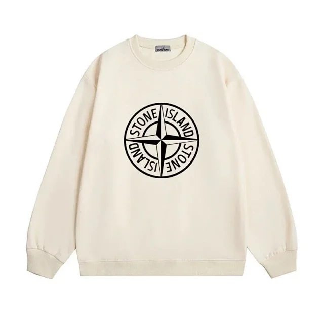 Stone Island Hoodies & Sweatshirts Compass logo crewneck sweatshirt product detail image 2