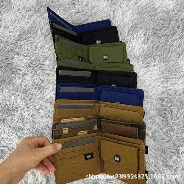 Stussy Wallets & Card Holders Canvas Bifold Wallet product detail image 4