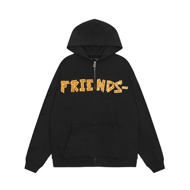 VLONE Hoodies & Sweatshirts Graphic Logo Print Hooded Sweatshirt product detail image 9