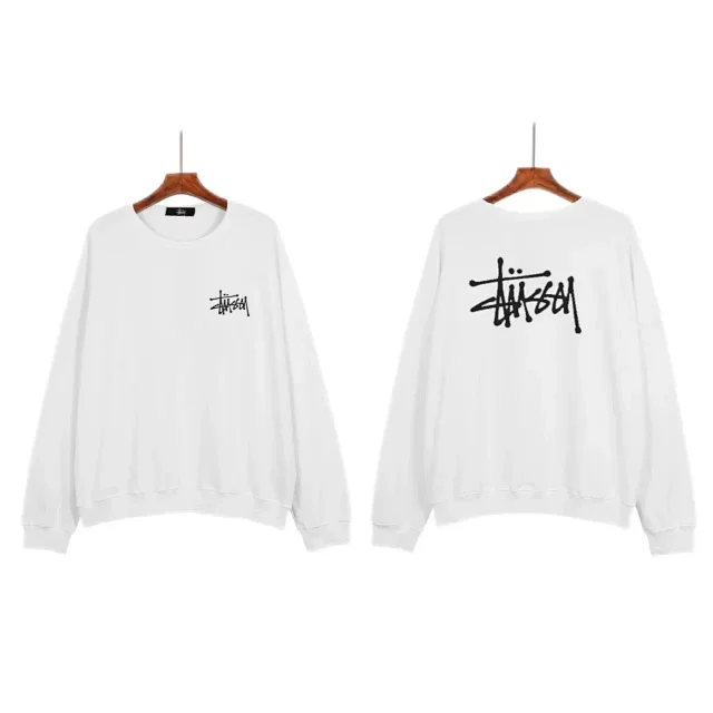 Stüssy Hoodies & Sweatshirts Crewneck logo-print sweatshirt product detail image 4