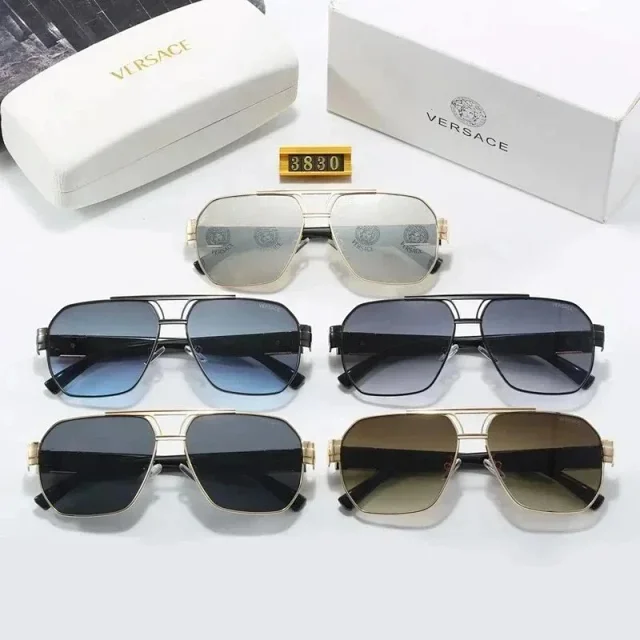 Versace Eyewear Double-bridge aviator sunglasses product detail image 1