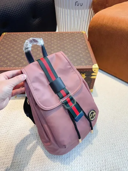 Gucci Ophidia Mini Backpack Navy with Web Stripe - 3
