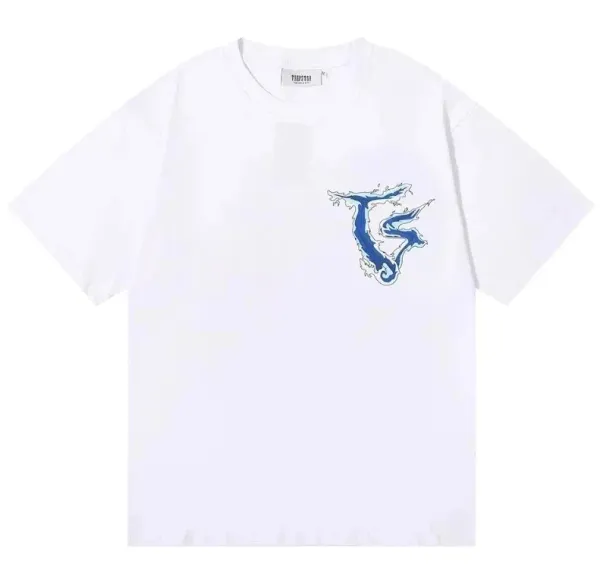 Imposter London Wave Logo White T-Shirt - 1