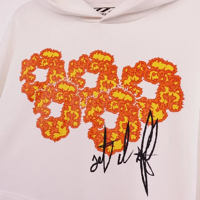 Denim Tears Hoodies & Sweatshirts Floral Graphic Hooded Sweatshirt product detail image 9