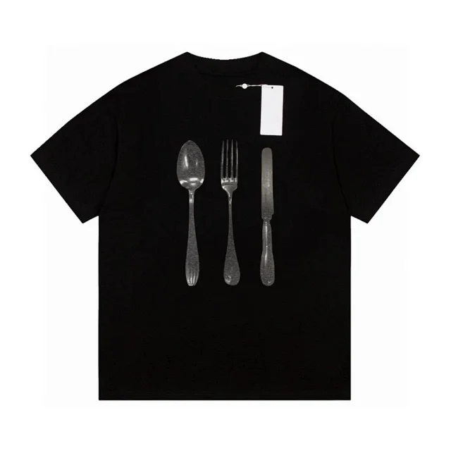 MM6 Maison Margiela T-Shirts Numeric Logo Print product detail image 7