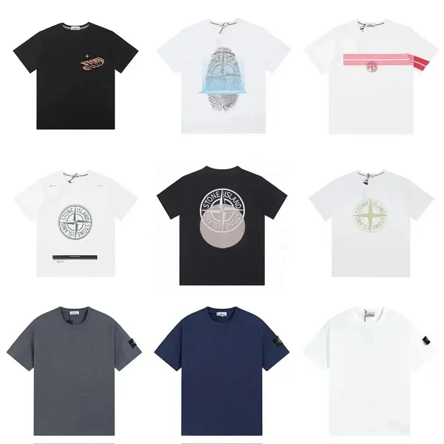 Stone Island T-Shirts Short-Sleeve Graphic T-Shirt product detail image 1
