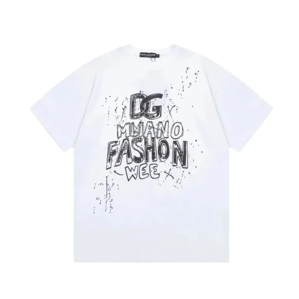 Dolce & Gabbana DG Graffiti Logo Black T-Shirt - 9