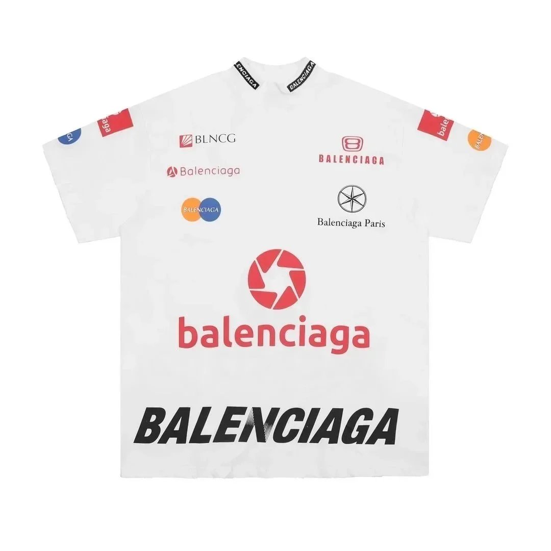 Balenciaga T-Shirts Logo Graphic Short-Sleeve T-Shirt image 3