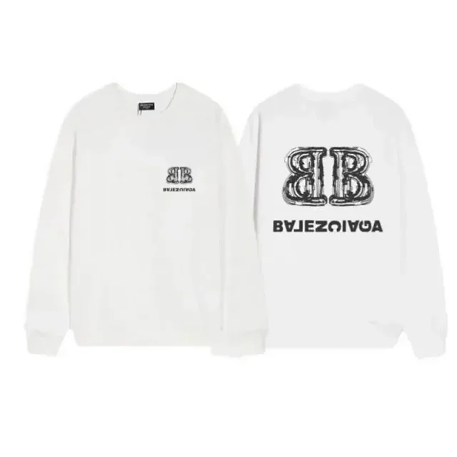 Balenciaga Hoodies & Sweatshirts Logo Graphic Crewneck Sweatshirt product detail image 7