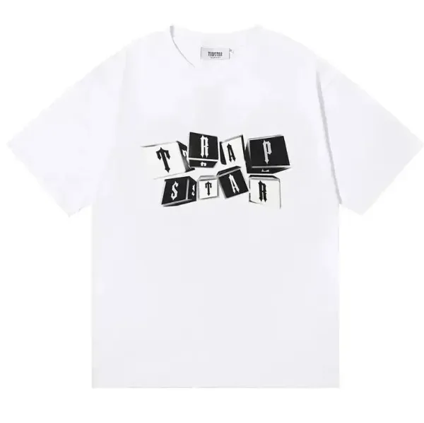 Travstar Trap Star Cubes White T-Shirt - 1