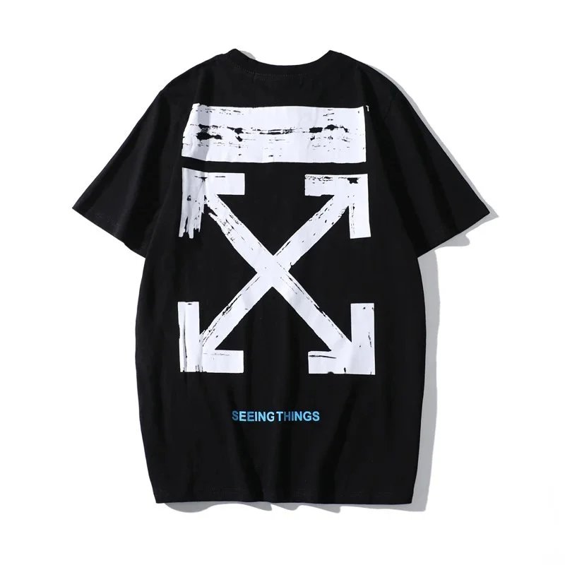 Off-White Arrow Print T-Shirt Black and White - 29