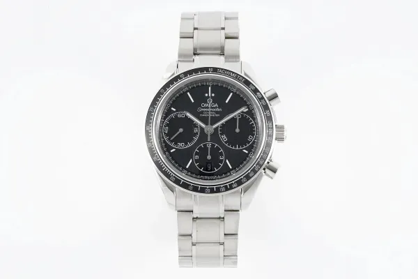 Omega Speedmaster Chronograph Black Dial Steel Watch - 1