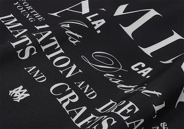 AMIRI Shirts Short-sleeve logo-print button-up product detail image 10