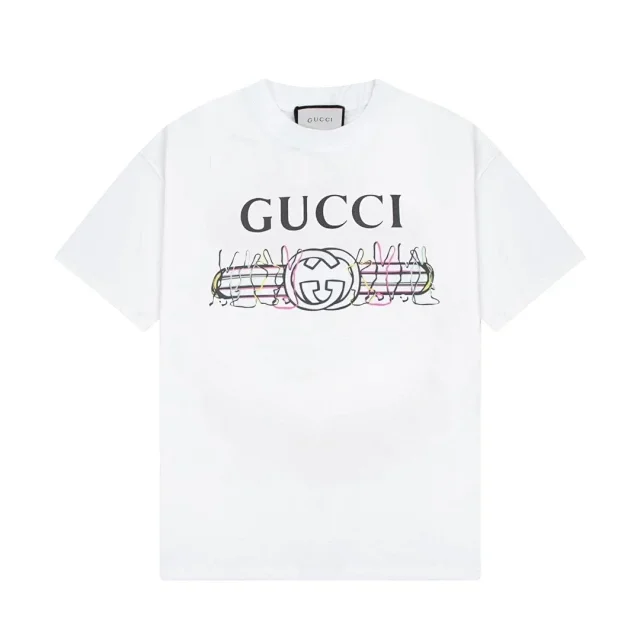 Gucci T-Shirts Logo-print short-sleeve T-shirt product detail image 7