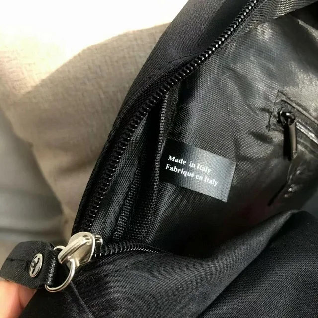 Chanel Backpacks Nylon Backpack with Interlocking CC Logo product detail image 3