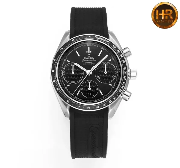Omega Speedmaster Chronograph Black Dial Mechanical Watch - 1