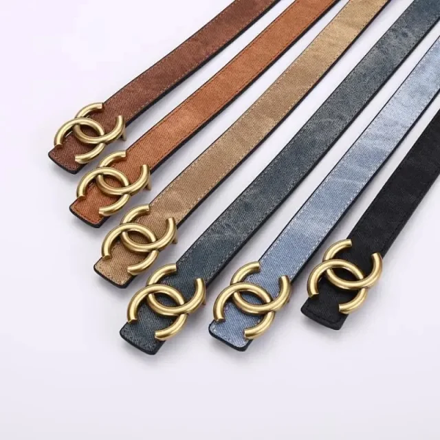 Chanel Belts Interlocking CC Buckle Belt product detail image 5