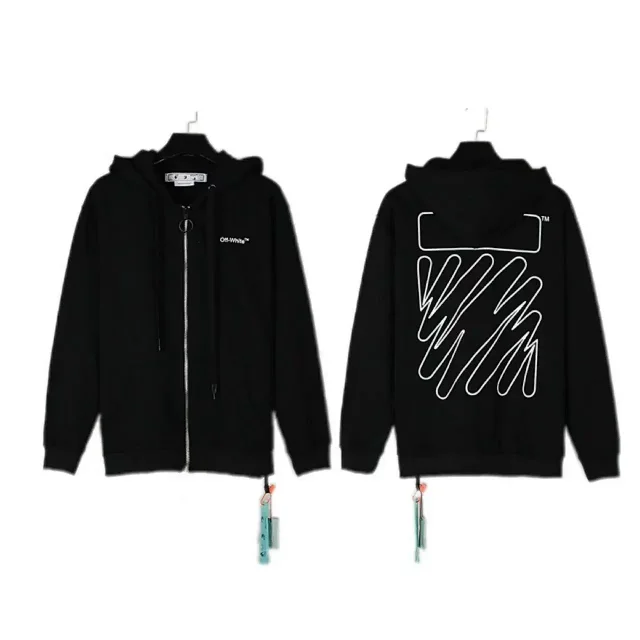 Off-White Hoodies & Sweatshirts Hooded Sweatshirt with Arrow Graphics product detail image 7