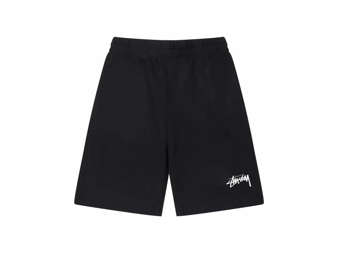 Unbranded Mixed graphic drawstring shorts — 7 Black and White 002