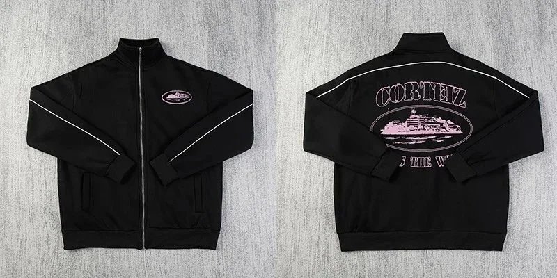 Corteiz Jackets Zip-Up Graphic Track Jacket — 17