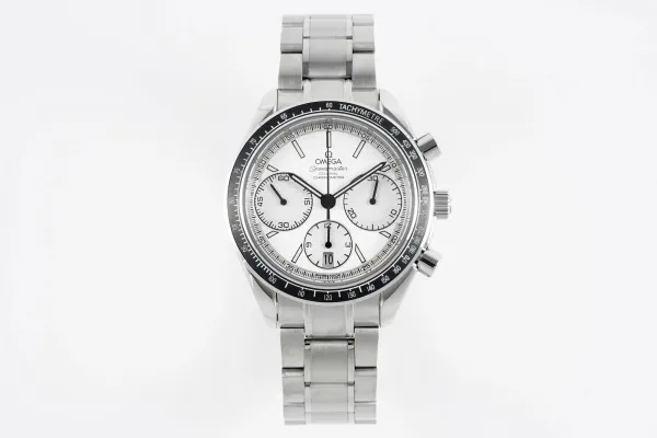 Omega Speedmaster Chronograph White Dial Steel Watch - 1