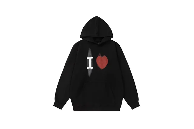 Balenciaga Hoodies & Sweatshirts I Heart graphic product detail image 3