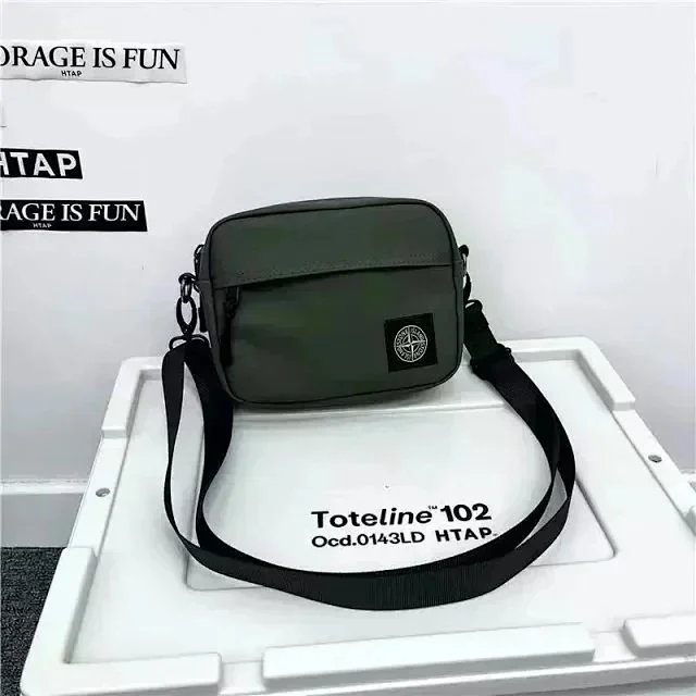 Stone Island Crossbody Bags Nylon bag with compass badge product detail image 3