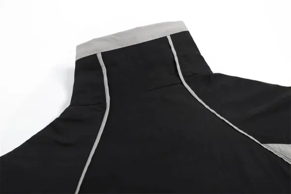 Lululemon Track Pants Black with White Side Stripes Pants - 7