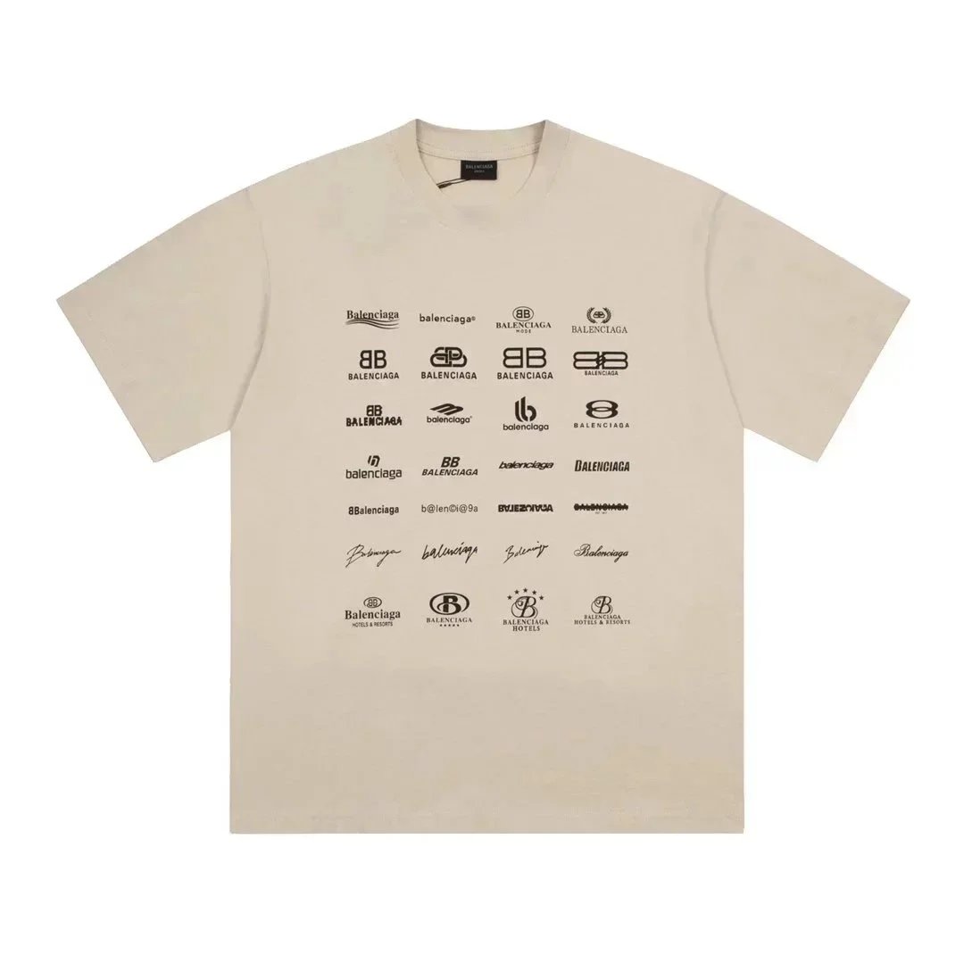 Balenciaga T-Shirts Logo Graphic Short-Sleeve T-Shirt image 12