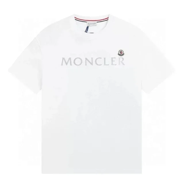 Moncler T-Shirts Logo Graphic Short-Sleeve product detail image 3