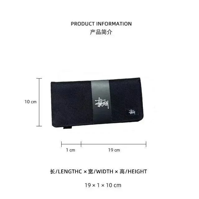 Stüssy Wallets & Card Holders Logo Patch Bifold Wallet product detail image 7