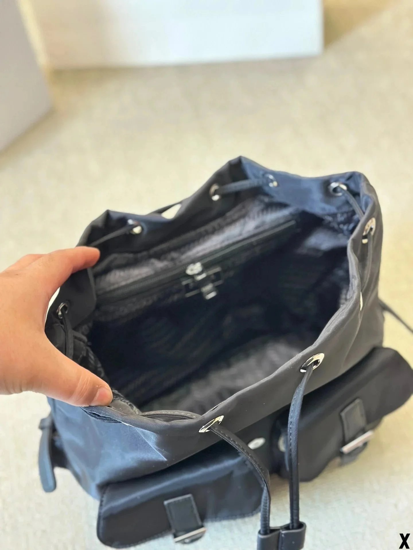Prada Re-Nylon Backpack Black - 8
