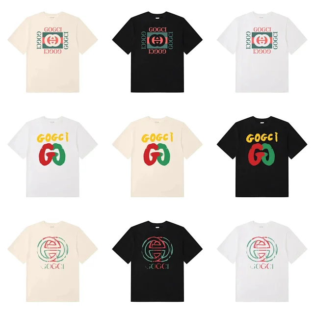 Unbranded T-Shirts GOGCI Double-G Graphic Print product detail image 1