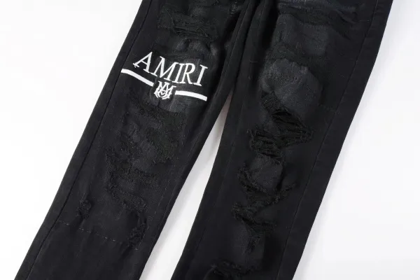 Gallery Dept. Distressed Black Denim Jeans - 7