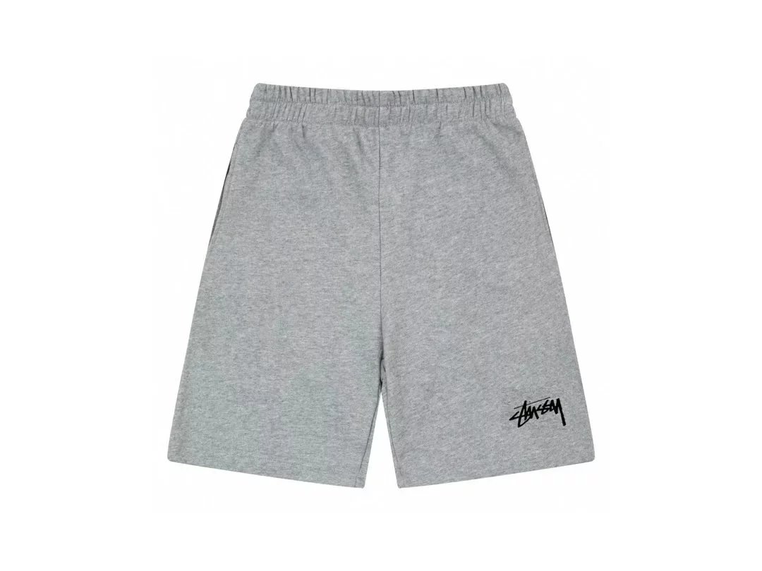 Unbranded Mixed graphic drawstring shorts — 8 Gray-Black 002