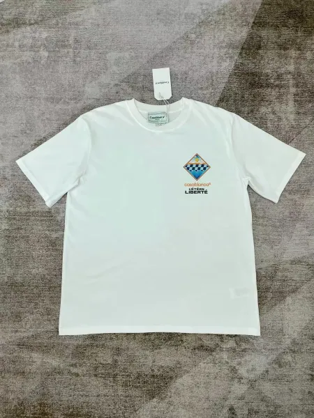 Casablanca L'Été en Liberté Graphic T-Shirt White - 1