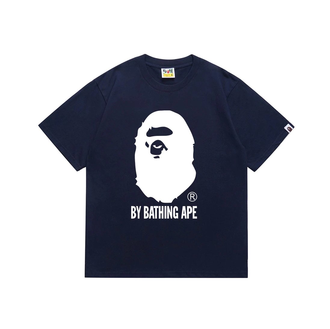 A Bathing Ape T-Shirts Short-Sleeve Head Graphic — 164 Royal Blue